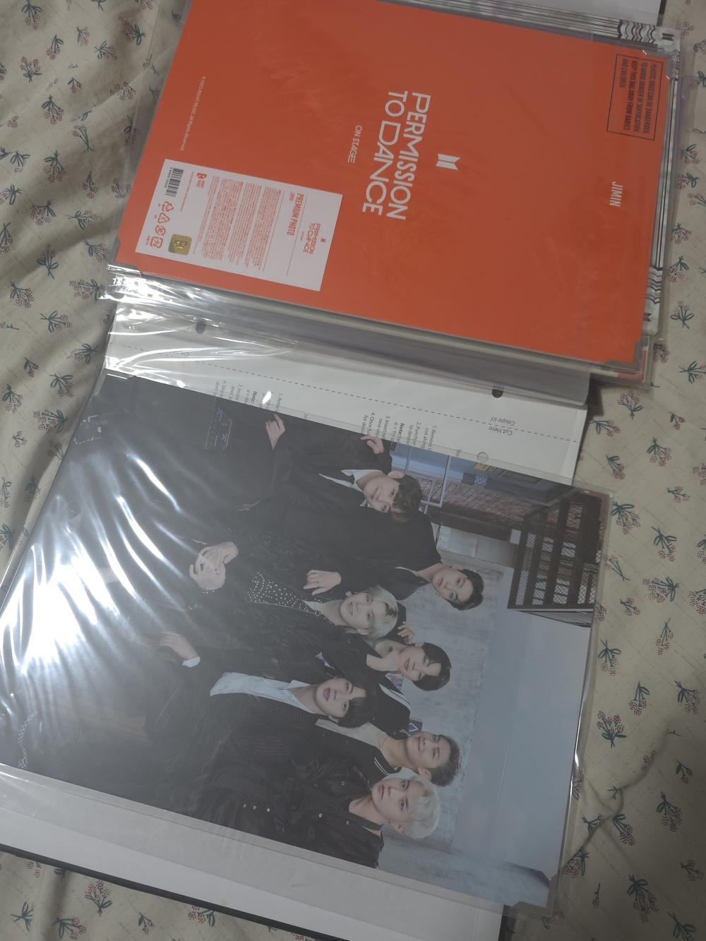 BTS Official Premium Photo Collection Lot w/ 12x12 Sleeve Binder (Jimin & Group)